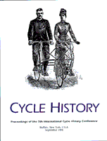 1st Int'l Bicycle History Conference Proceedings